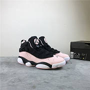 Nike Air​ Jordan 6 Rings Black Pink Foam 323399-006 - 1
