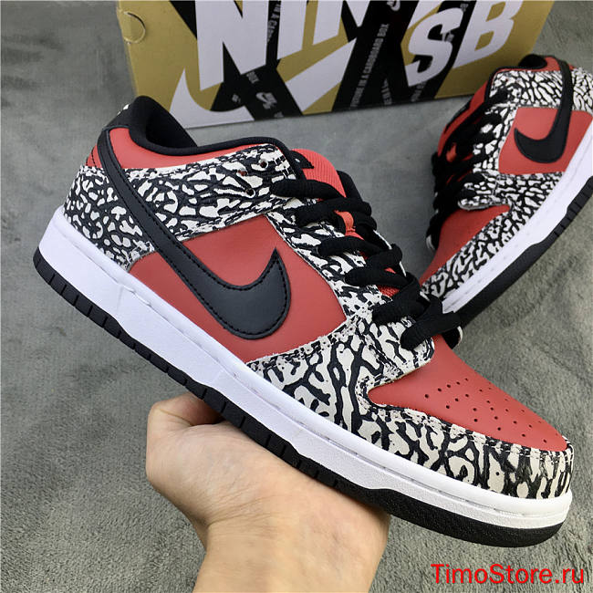 Nike Dunk SB Low Supreme Red Cement 313170-600 - 1