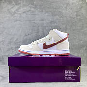 Nike SB Dunk High Sail Bright Crimson CV9499-100 - 4