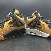 Travis Scott x Air Jordan 4 Khaki Brown Grey Silver 308497-200 - 6