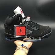 Nike Air Jordan 5 Retro Black Metallic 845035-003 - 6