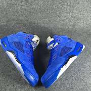 Nike Air Jordan 5 Retro Blue Suede 136027-401 - 6