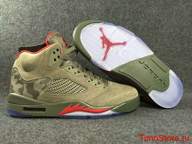 Nike Air Jordan 5 Retro P51 Camo 136027-051 - 1