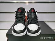 Nike Air Jordan 1 Mid Black Chile Red White 554724-075 - 5