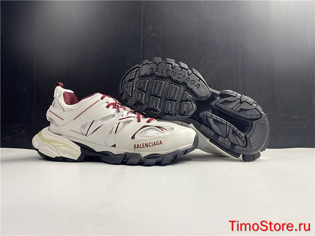 Ba1enc1age Track White Burgundy 542023W3AC12050 - 1