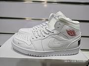 Nike Air Jordan 1 Mid SE Nike Swoosh On Tour CW7589-100  - 2