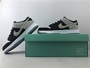 Nike Sb Zoom Dunk Low Pro Black/Wolf Grey-White-White 854866-001 - 4
