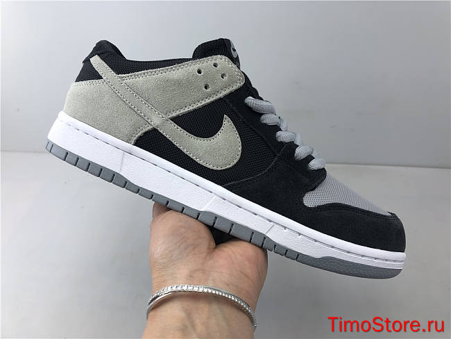 Nike Sb Zoom Dunk Low Pro Black/Wolf Grey-White-White 854866-001 - 1