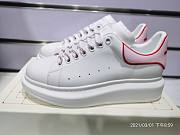 Alexander McQveen Oversized Sneaker White Pink 621056WHXMT9633  - 6