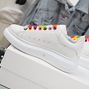 Alexander McQveen Oversized Sneaker White Rainbow 553680WHX9P9035 - 5