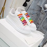 Alexander McQveen Oversized Sneaker White Rainbow 553680WHX9P9035 - 4