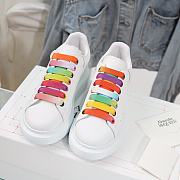 Alexander McQveen Oversized Sneaker White Rainbow 553680WHX9P9035 - 3