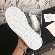 Alexander McQveen Oversized Sneaker White Silver  - 4