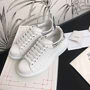 Alexander McQveen Oversized Sneaker White Silver  - 6