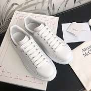 Alexander McQveen Oversized Sneaker White Silver  - 5