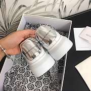 Alexander McQveen Oversized Sneaker White Silver  - 2