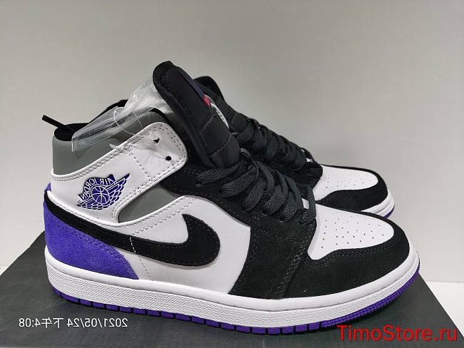 Nike Air Jordan 1 Mid SE Purple 852542-105 - 1