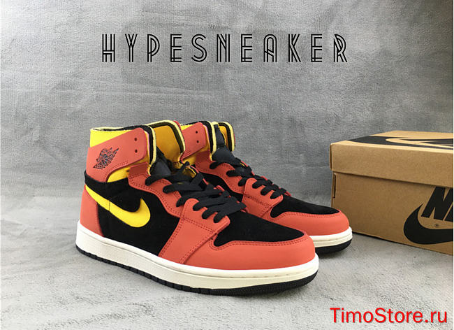 Nike Air Jordan 1 High Zoom Air CMFT Black Chile Red CT0978-006 - 1