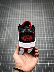 Nike Air Jordan 1 Mid Gym Red Black 554725-610 - 5