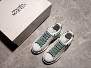 Alexander McQveen Oversized Sneaker White Green - 4