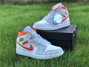 Nike Air Jordan 1 Mid Starfish Pure Platinum CW7591-100