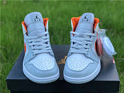 Nike Air Jordan 1 Mid Starfish Pure Platinum CW7591-100 - 3