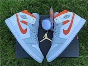 Nike Air Jordan 1 Mid Starfish Pure Platinum CW7591-100 - 5