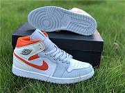 Nike Air Jordan 1 Mid Starfish Pure Platinum CW7591-100 - 6