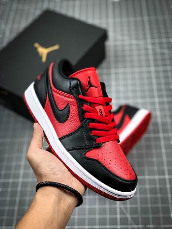 Nike Air Jordan 1 Mid Gym Red Black 554725-610