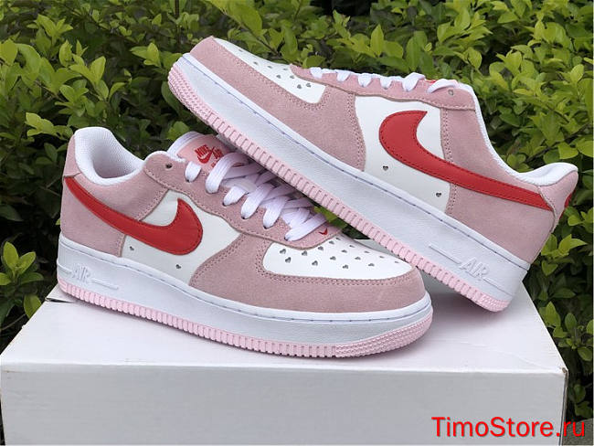 Nike Air Force 1 07 QS Valentine's Day Love Letter DD3384-600 - 1