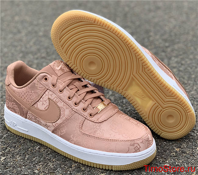 Nike Air Force 1 Low CLOT Rose Gold Silk (Regular Box) CJ5290-600 - 1