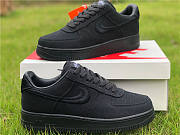 Nike Air Force 1 Low Stussy Black CZ9084-001 - 3