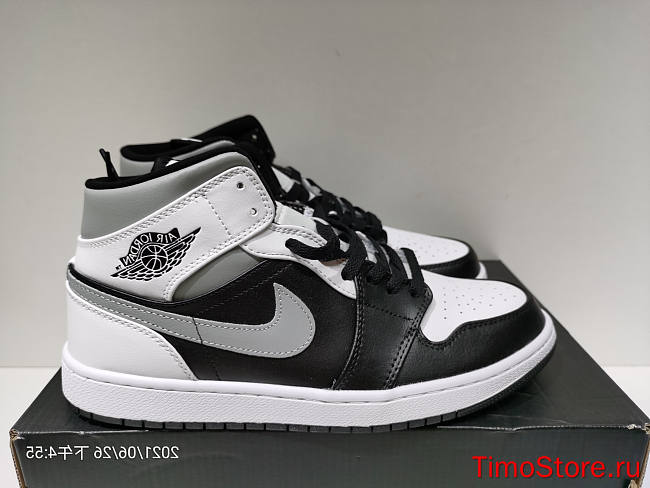Nike Air Jordan 1 Mid White Shadow 554724-073 - 1