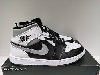 Nike Air Jordan 1 Mid White Shadow 554724-073