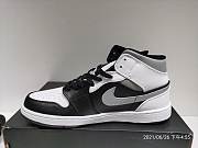 Nike Air Jordan 1 Mid White Shadow 554724-073 - 2