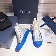 D1or B23 HIGH-TOP SNEAKER Oblique Gradient Blue 3SH118YUNH560 - 6