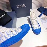 D1or B23 HIGH-TOP SNEAKER Oblique Gradient Blue 3SH118YUNH560 - 5