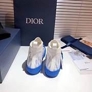 D1or B23 HIGH-TOP SNEAKER Oblique Gradient Blue 3SH118YUNH560 - 4
