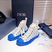 D1or B23 HIGH-TOP SNEAKER Oblique Gradient Blue 3SH118YUNH560 - 2