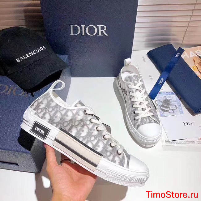 D1or B23 LOW-TOP SNEAKER White and Black 3SN249YJPH069  - 1