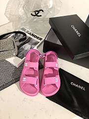 Dad Sandals Pink Rubber Sandals  - 2