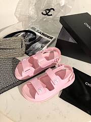 Dad Sandals Coral Pink Rubber Sandals - 3