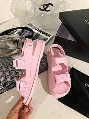 Dad Sandals Coral Pink Rubber Sandals - 2