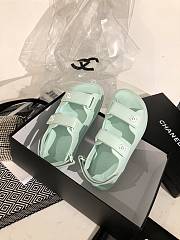 Dad Sandals Mint Rubber Sandals - 6