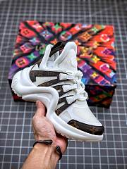 1ouis Vu1tton Archlight Sneakers White Brown  - 1