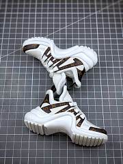 1ouis Vu1tton Archlight Sneakers White Brown  - 3