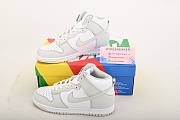 Nike Dunk High Retro White Vast Grey (2021) DD1399-100 - 5