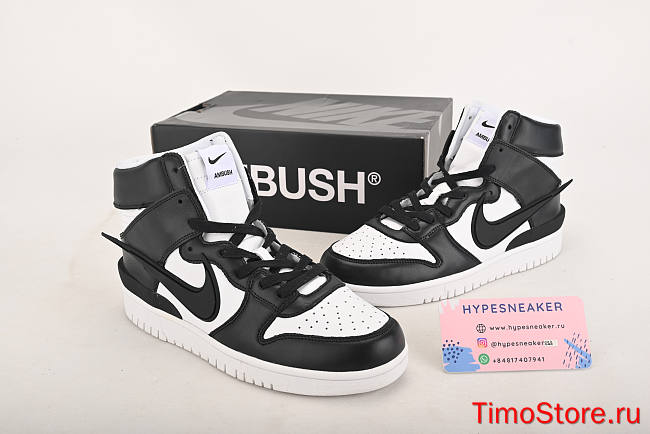 Nike Dunk High Ambush Black White CU7544-001 - 1