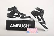 Nike Dunk High Ambush Black White CU7544-001 - 5