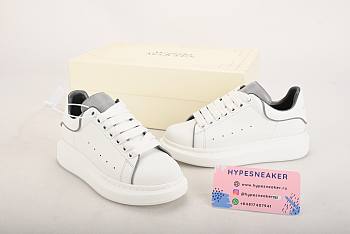 Alexander McQveen Oversized Sneaker White Grey 559688WHTQK9071